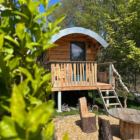La Roulotte Tiny House Du Mond'Ideal Leval (Territoire de Belfort) Exterior foto