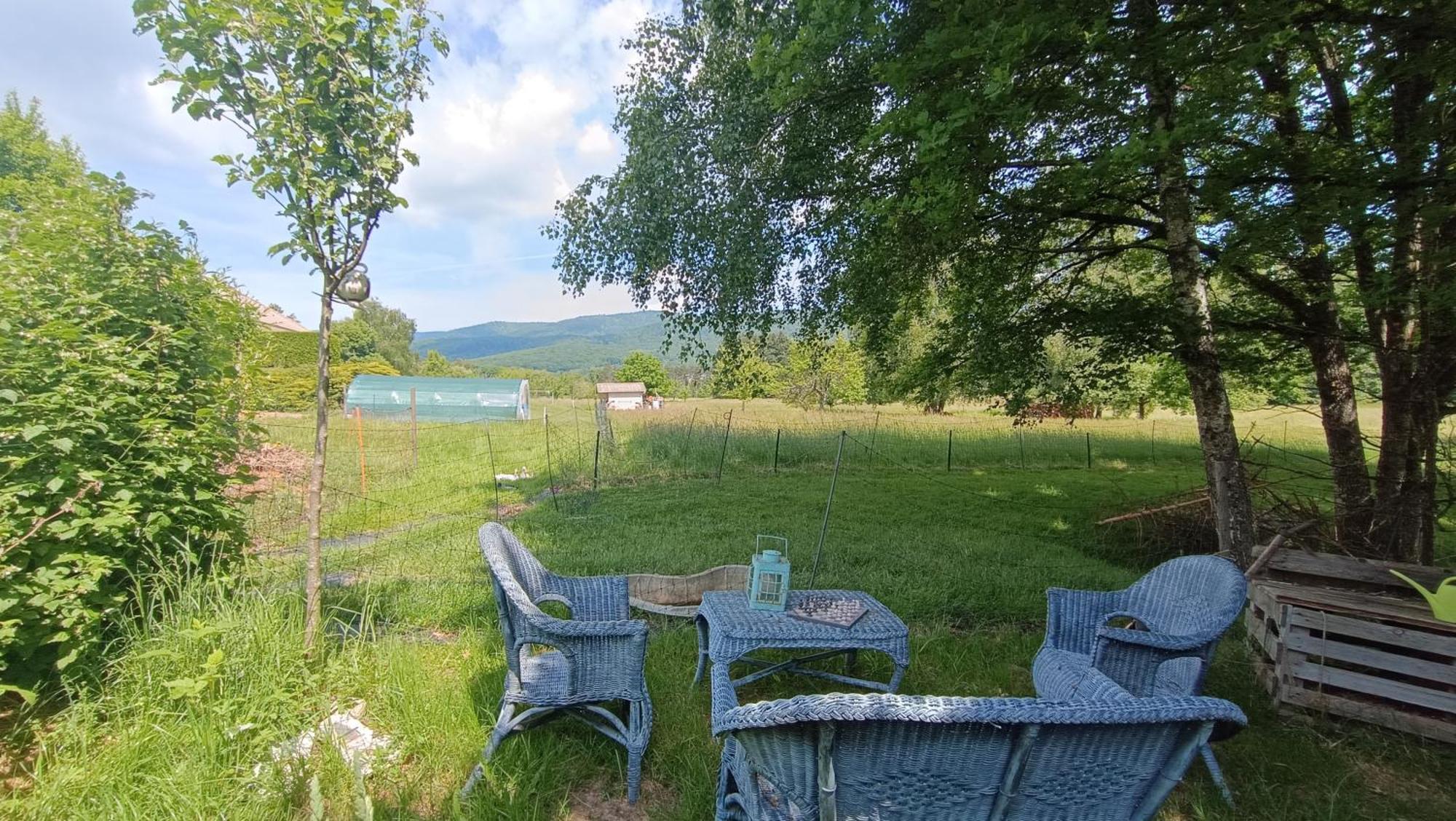 La Roulotte Tiny House Du Mond'Ideal Leval (Territoire de Belfort) Exterior foto